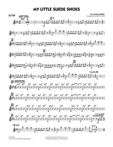 Jazz Combo Pak #38 (Charlie Parker) - Guitar