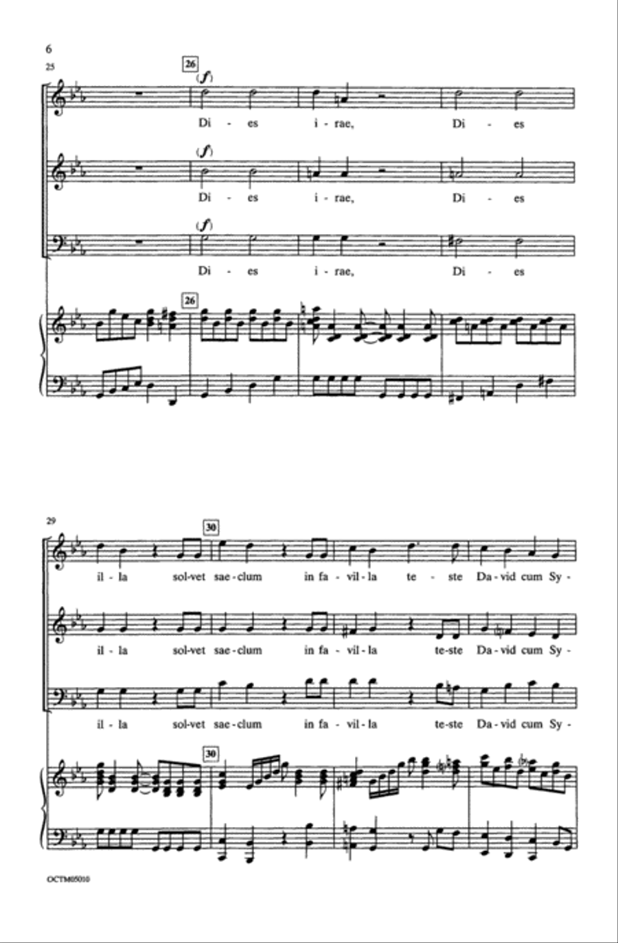 Dies Irae Choir scores gallery preview page 5