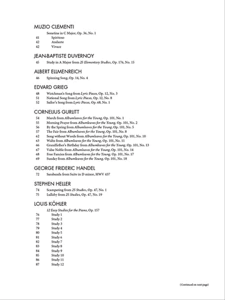 Piano Masterworks - Early Intermediate Level