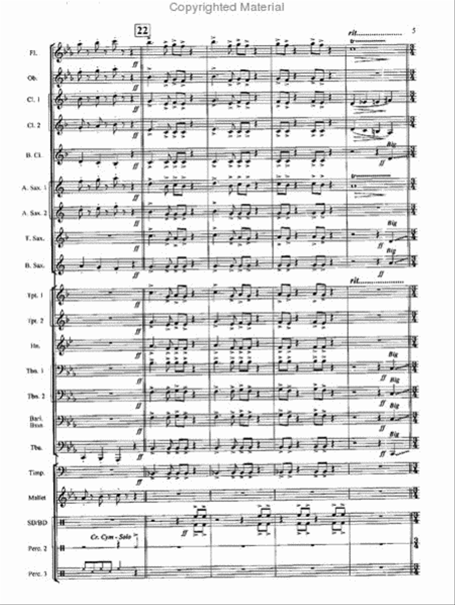 A Crazy, Mixed-Up Christmas Concert Concert Band scores gallery preview page 6
