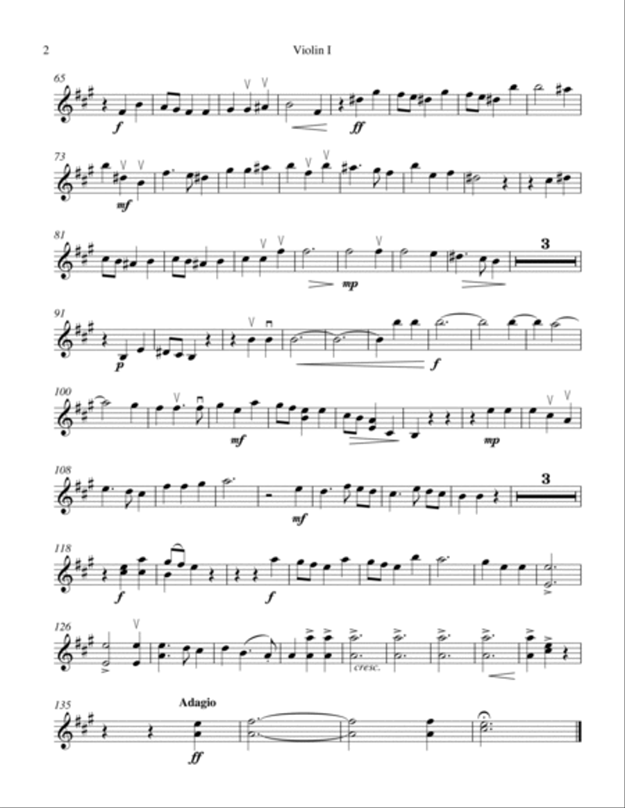 And The Glory from Messiah String Quartet scores gallery preview page 2
