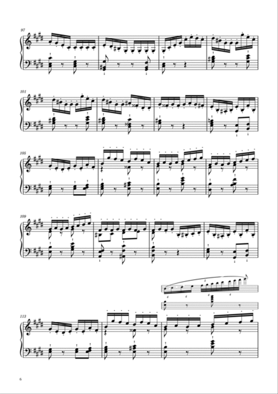 Rossini/Liszt - William Tell Overture - Finale - March of the Swiss Soldiers - For Piano Solo Piano Solo scores gallery preview page 6