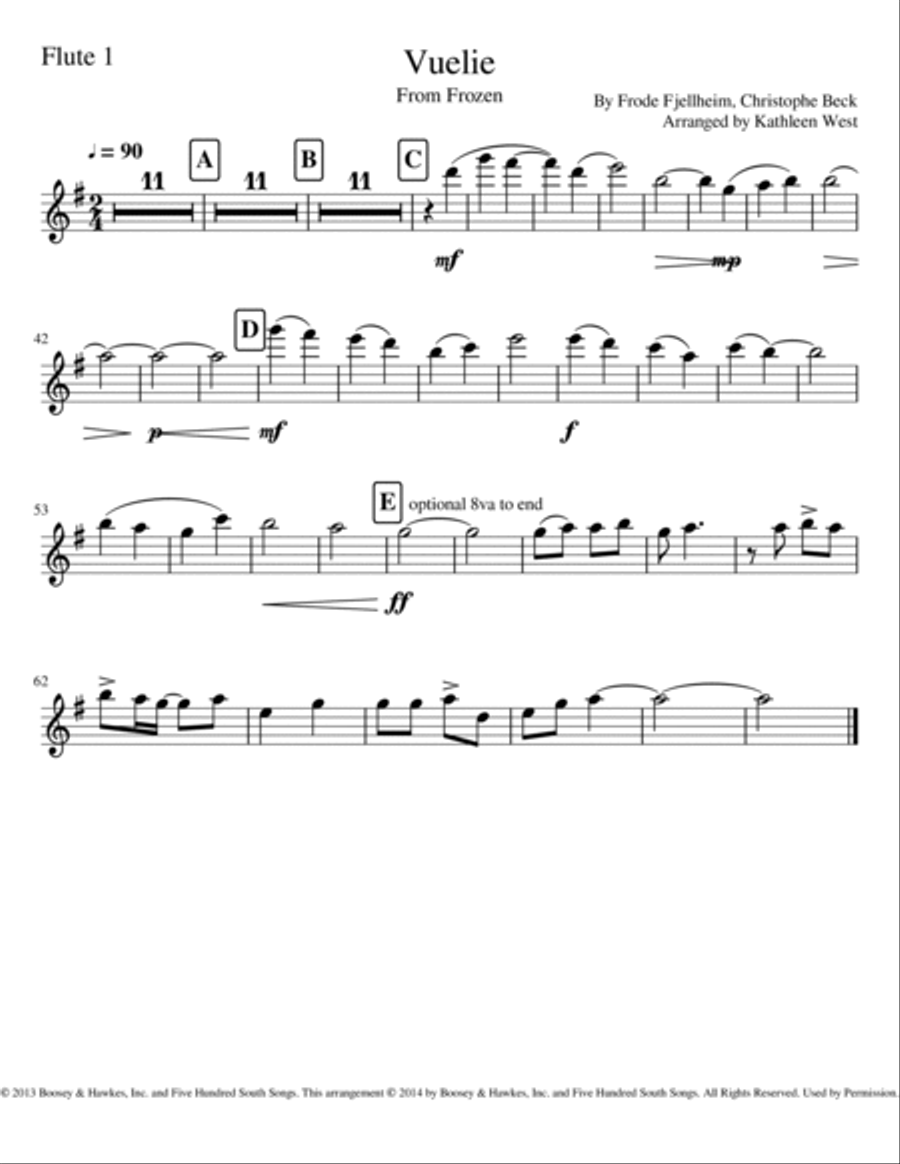 Vuelie Vuelie Woodwind Ensemble scores gallery preview page 3
