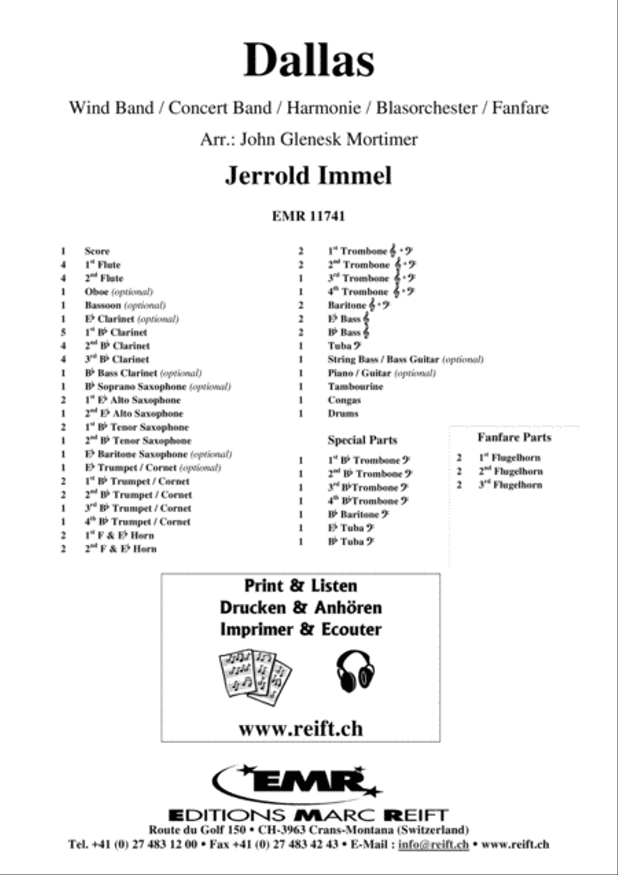 Dallas Concert Band scores gallery preview page 2