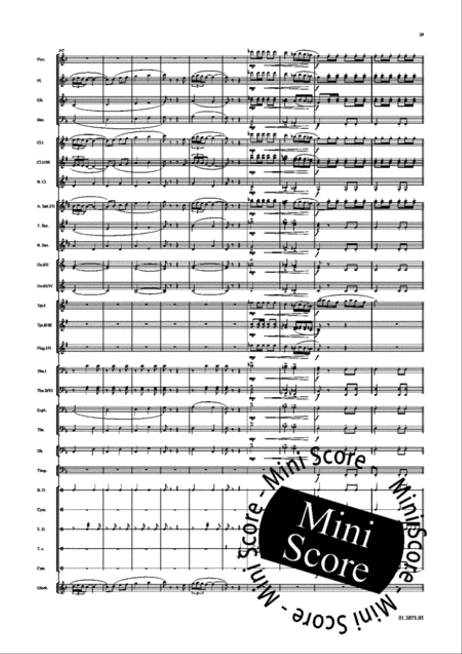 Hispanico Hispanico Concert Band scores gallery preview page 33