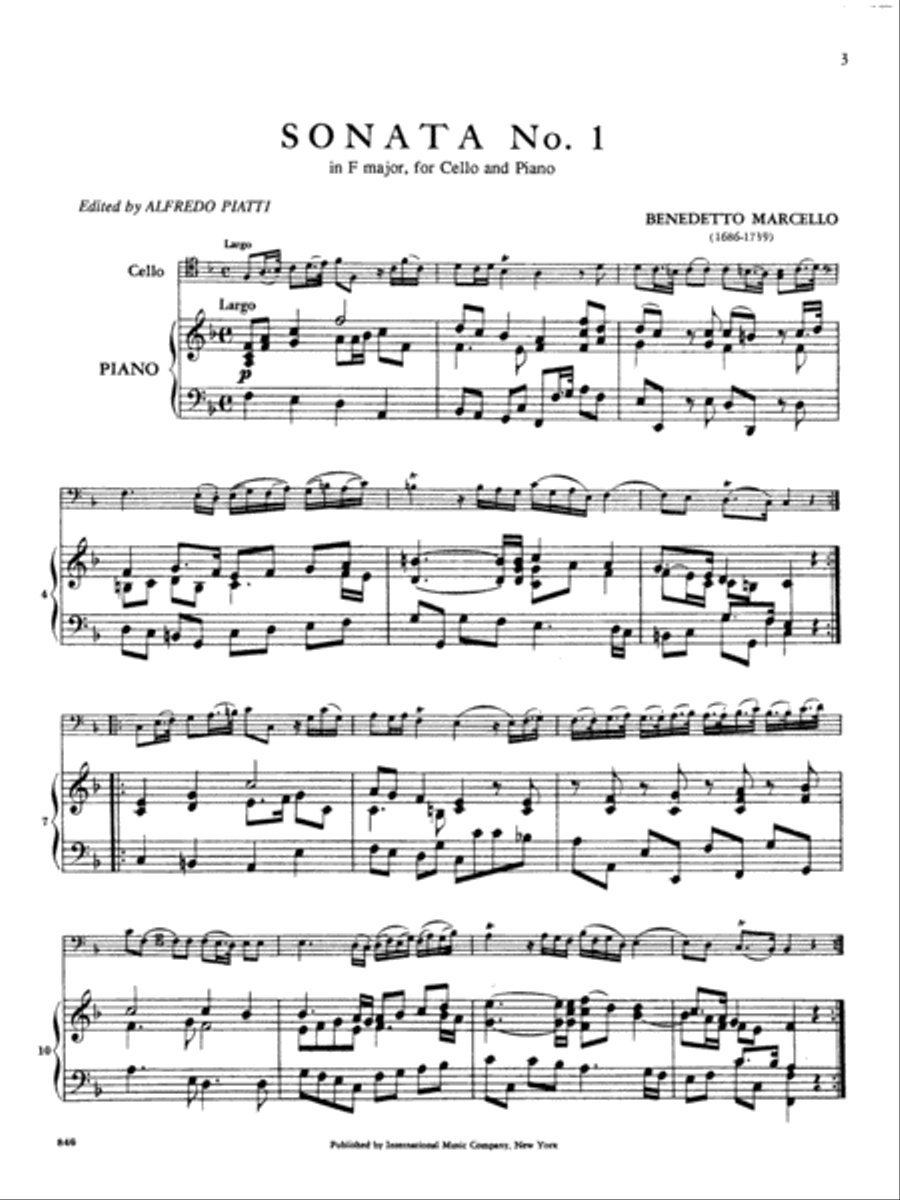 Two Sonatas (No. 1 In F Major & No. 4 In G Minor) Piano Accompaniment scores gallery preview page 2