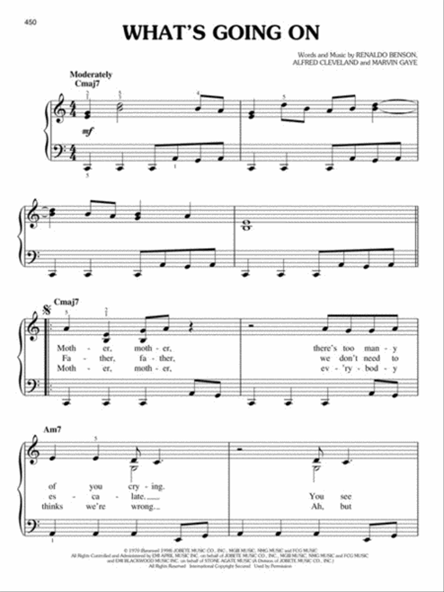 Selections from MTV's 100 Greatest Pop Songs Easy Piano scores gallery preview page 12