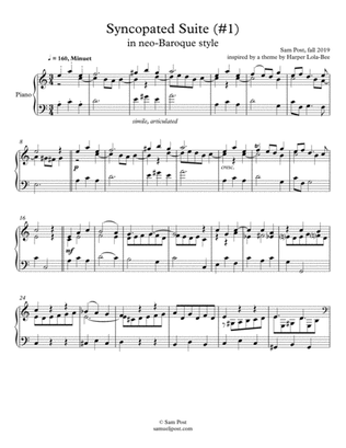 Syncopated Suite #1, op. 38