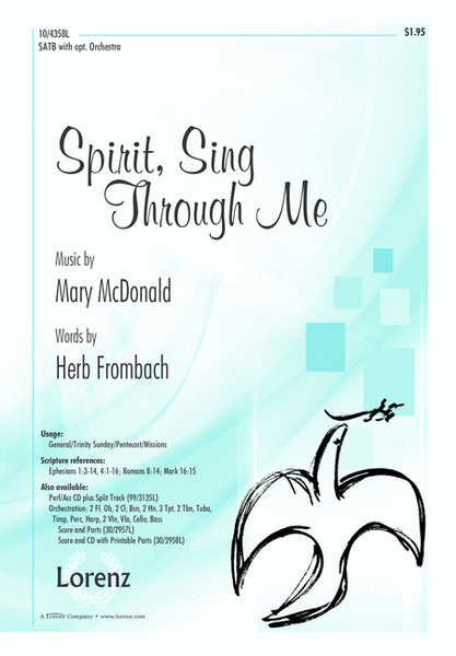 Spirit, Sing Through Me