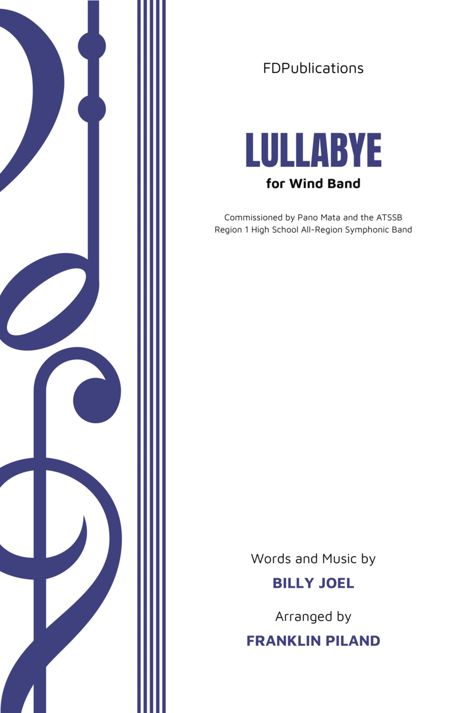 Lullabye (goodnight, My Angel) Concert Band scores gallery preview page 1