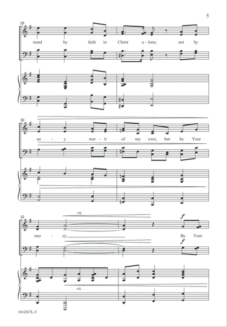By Your Mercy By Your Mercy 4-Part scores gallery preview page 6