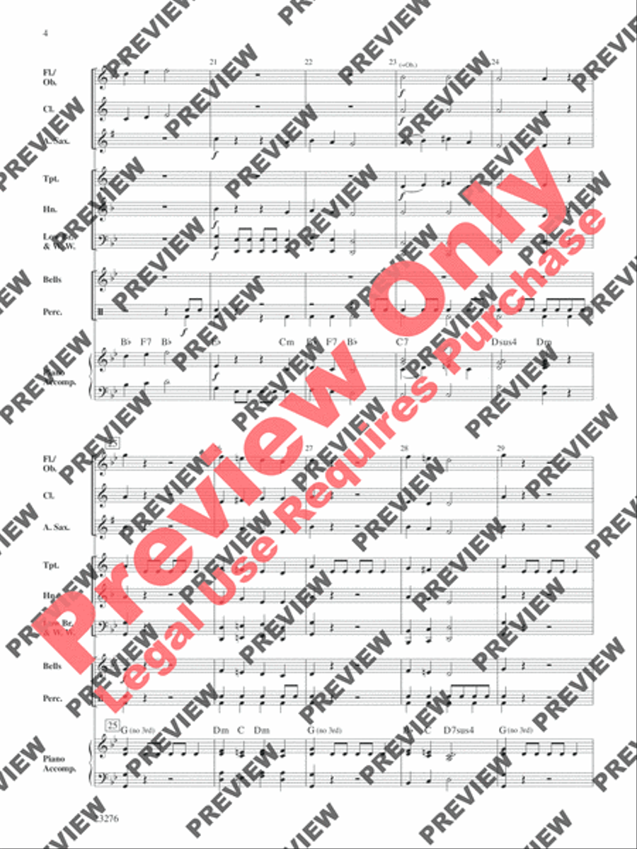 Festival of the Gladiators Concert Band scores gallery preview page 5