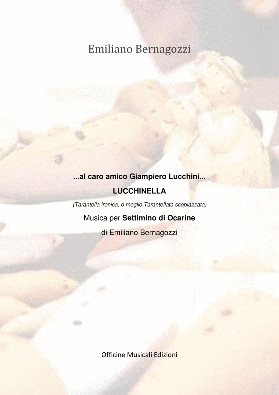 Lucchinella - Tarantella per settimino di ocarine Small Ensemble scores gallery preview page 1