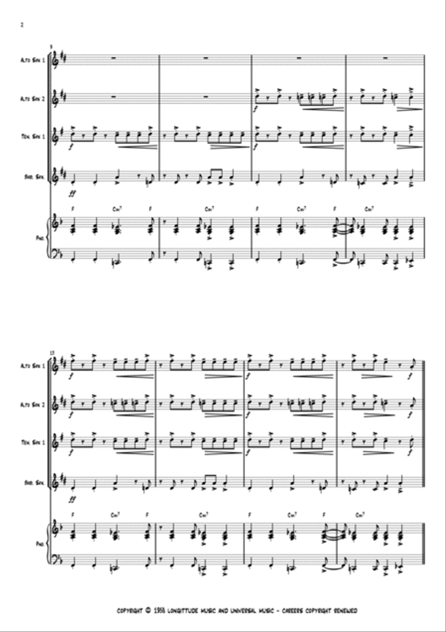 Tequila Small Ensemble scores gallery preview page 2