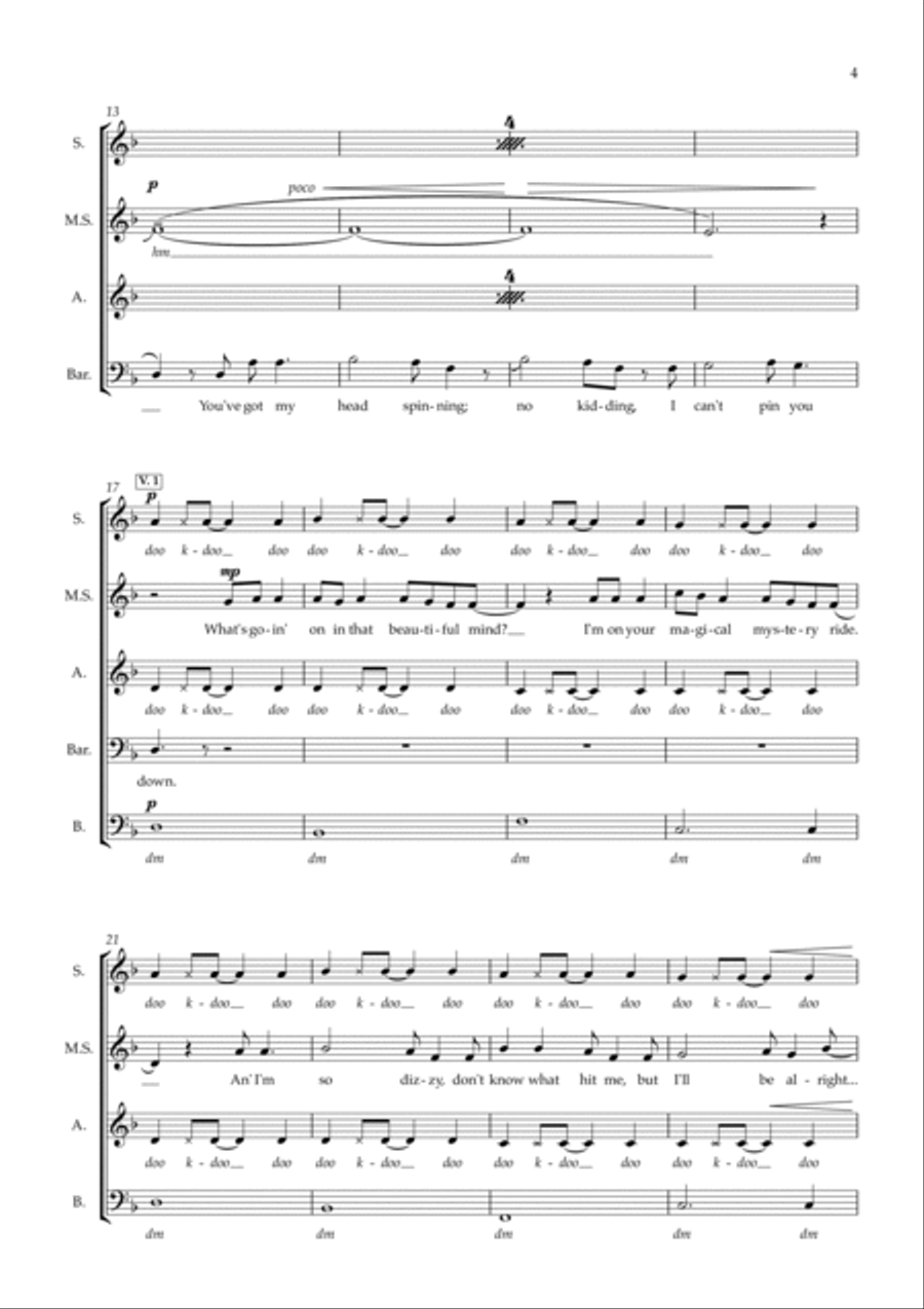 All Of Me A Cappella scores gallery preview page 4
