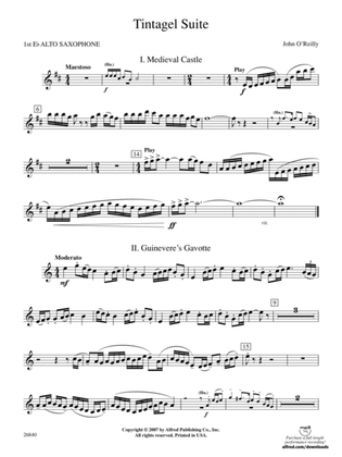 Tintagel Suite: E-flat Alto Saxophone