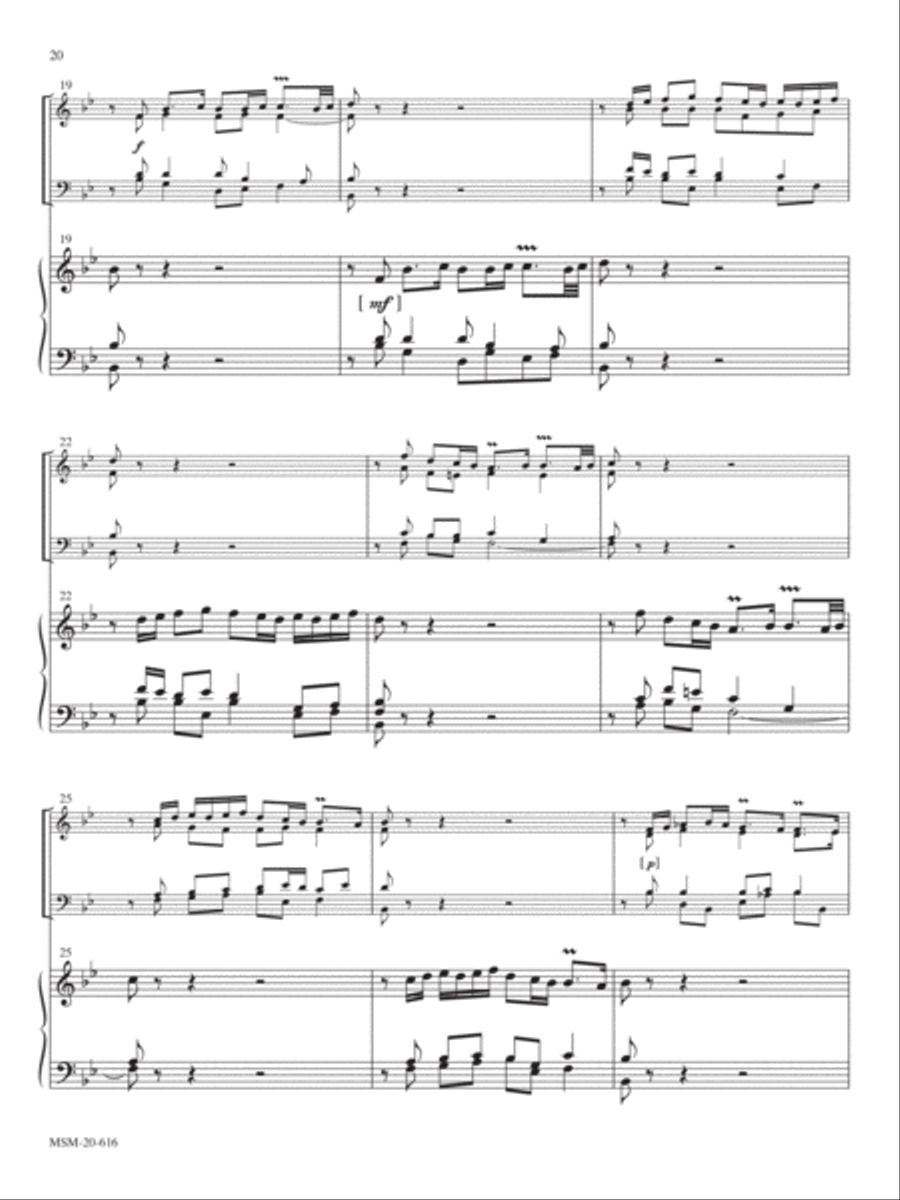 Echo (Dialogue) Organ scores gallery preview page 3