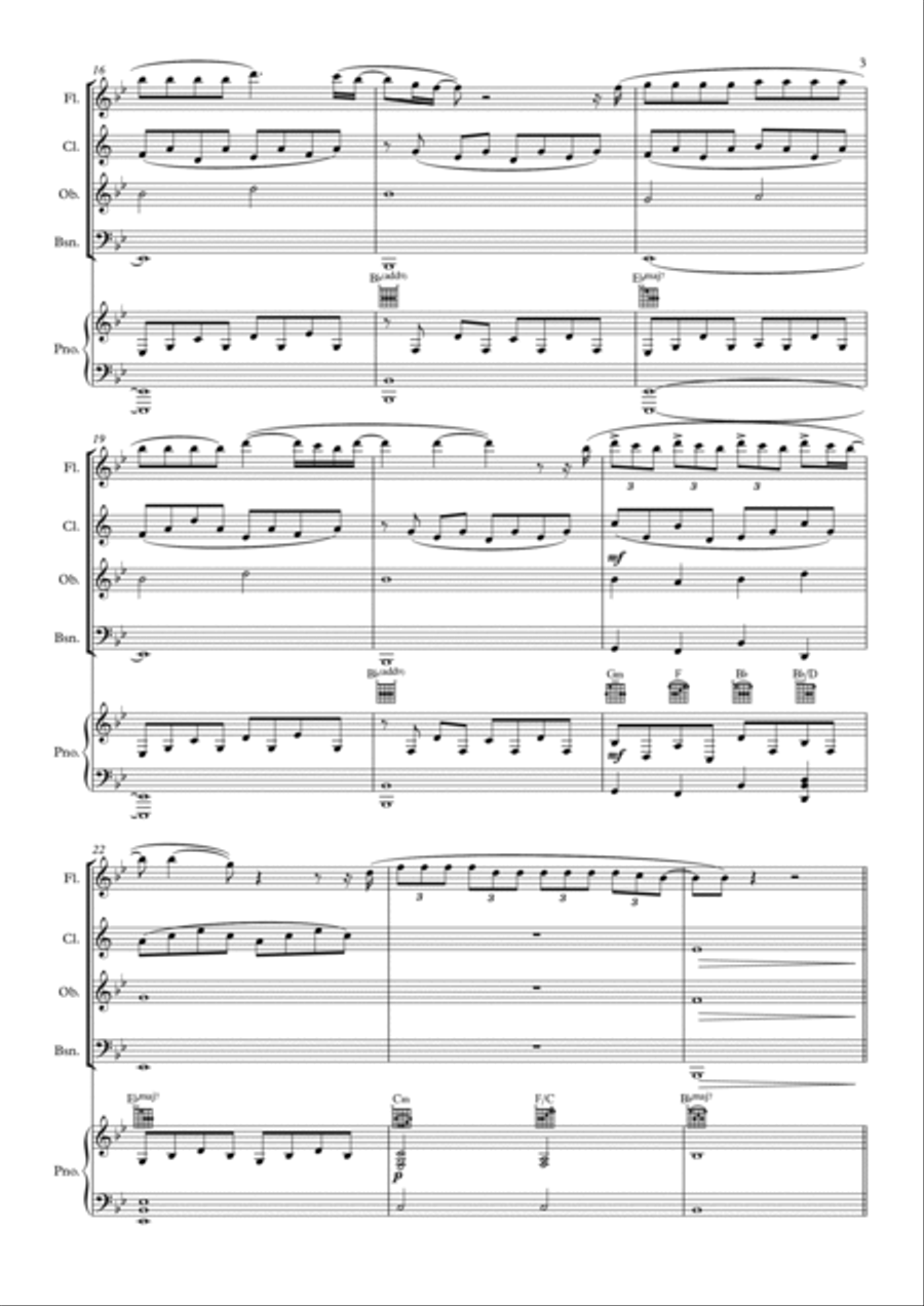Drivers License Drivers License Woodwind Quartet scores gallery preview page 3