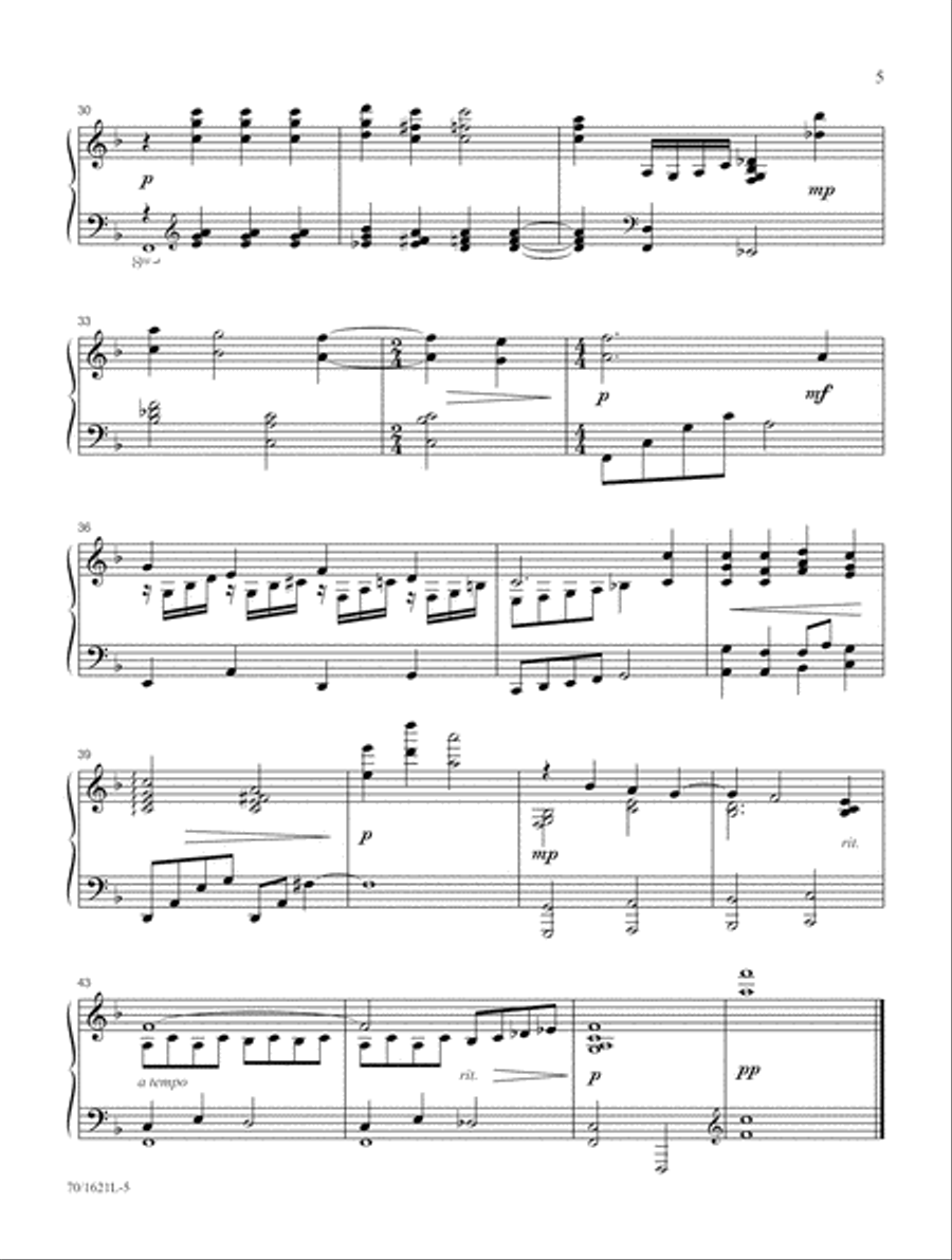 Mark Hayes: Carols for the Intermediate Pianist Piano Solo scores gallery preview page 5