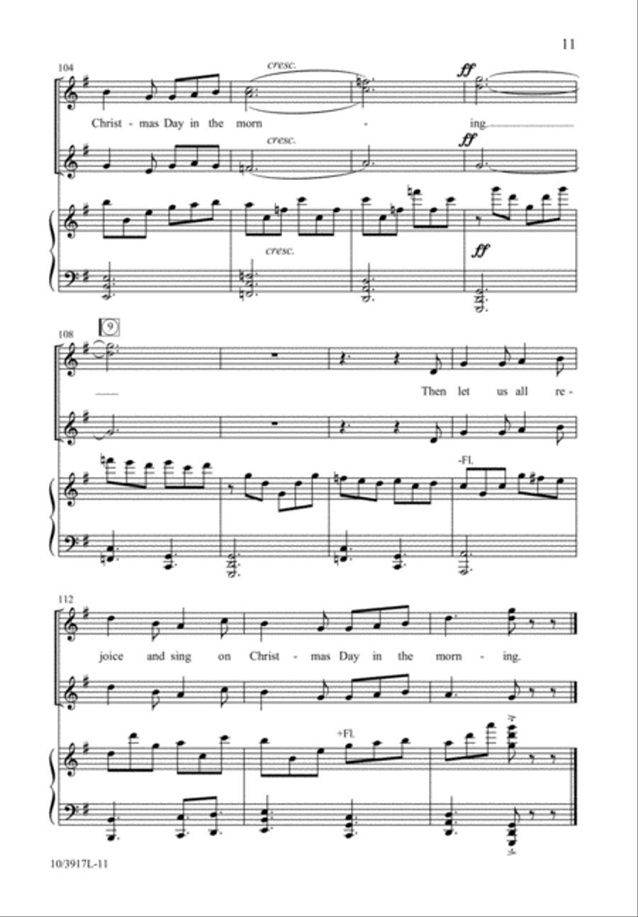 I Saw Three Ships I Saw Three Ships SSA scores gallery preview page 12