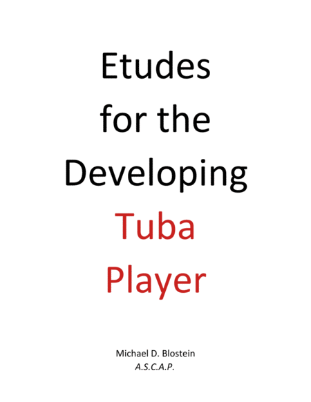 Etudes for the Developing Tuba Player