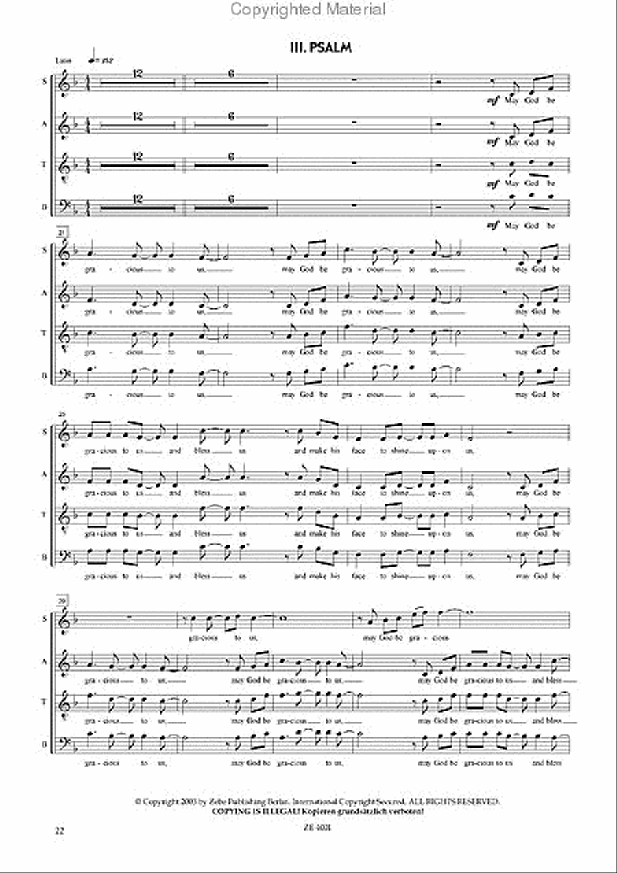 New York Mass 4-Part scores gallery preview page 3
