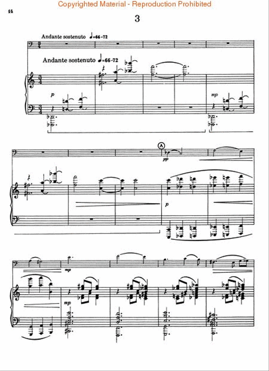 Lyric Suite Lyric Suite Euphonium scores gallery preview page 3
