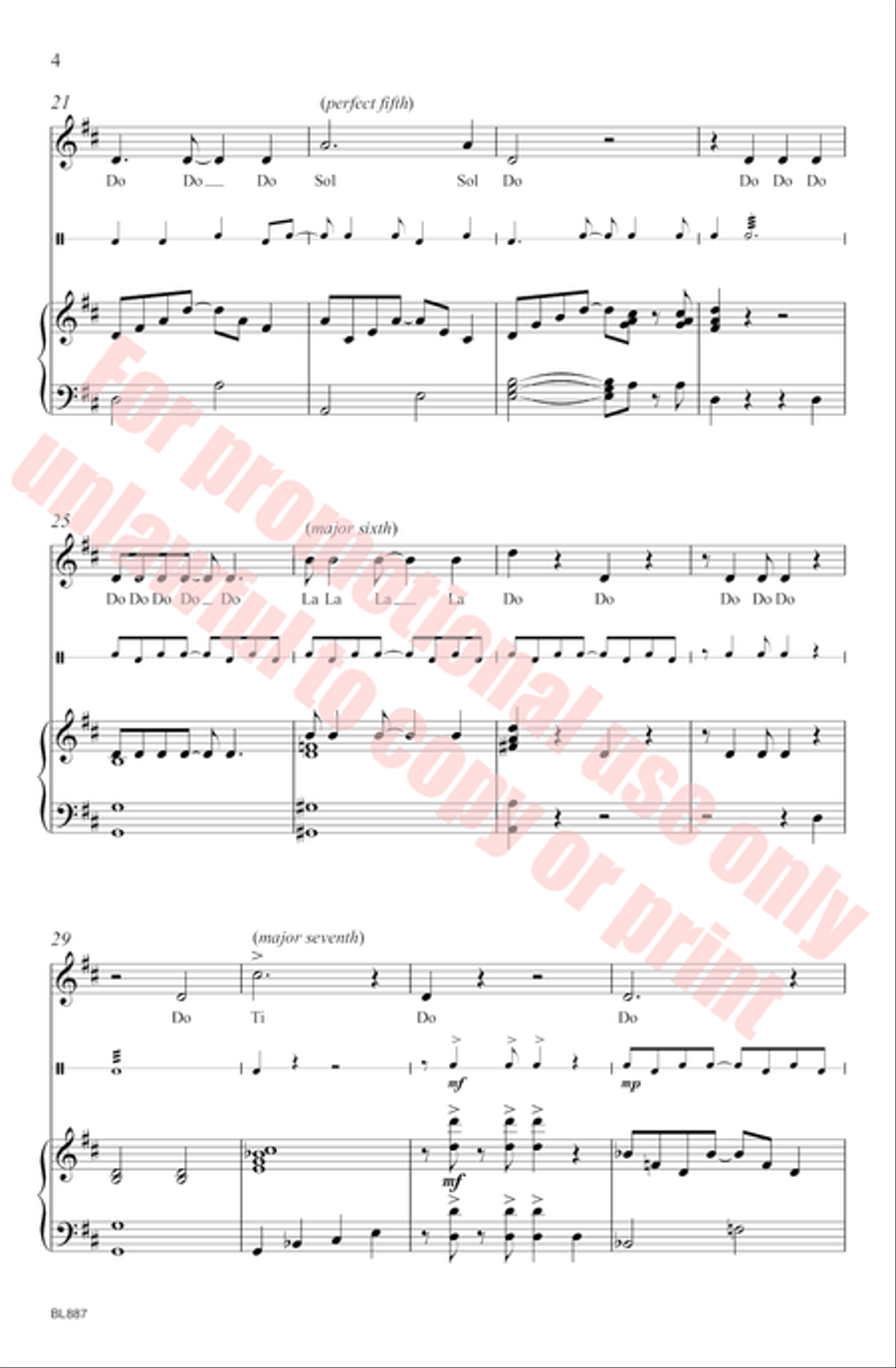 Do-Re-Do Unison Choir scores gallery preview page 5