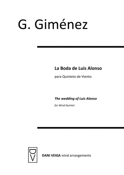 La Boda de Luis Alonso (Wind Quintet) image number null