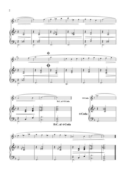 Gymnopedies (1,2,3) for flute or violin and easy piano