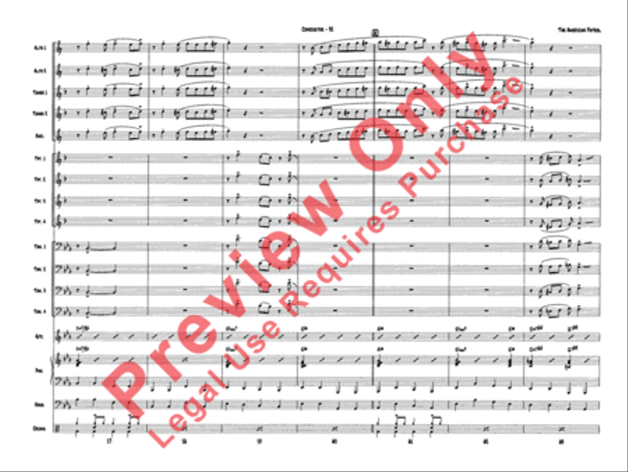 Superset #5: The Patriotic Collection (Medley) Jazz Ensemble scores gallery preview page 33