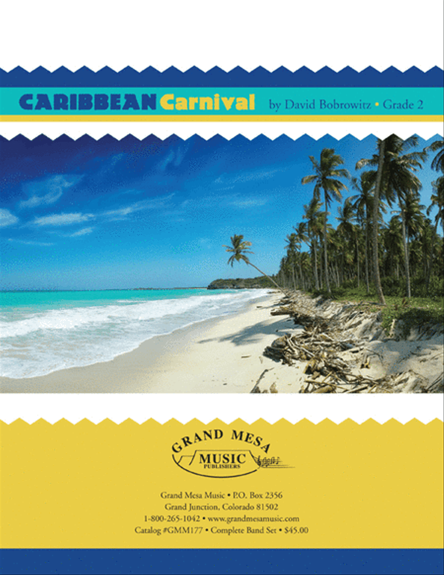 Caribbean Carnival Caribbean Carnival Concert Band scores gallery preview page 1