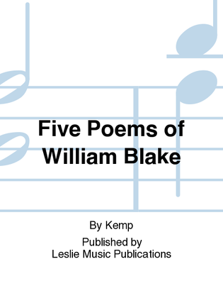 Five Poems of William Blake