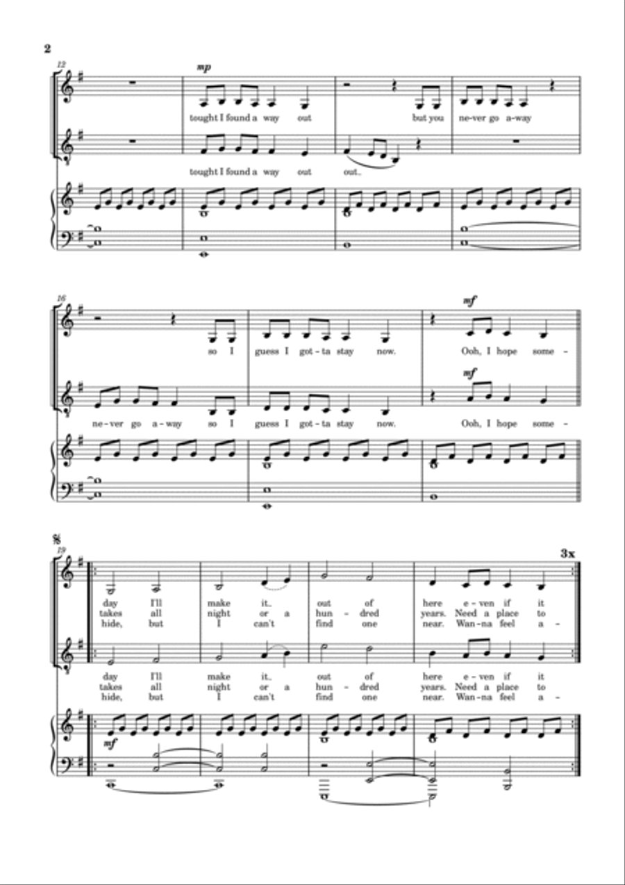 Lovely Vocal Duet scores gallery preview page 2