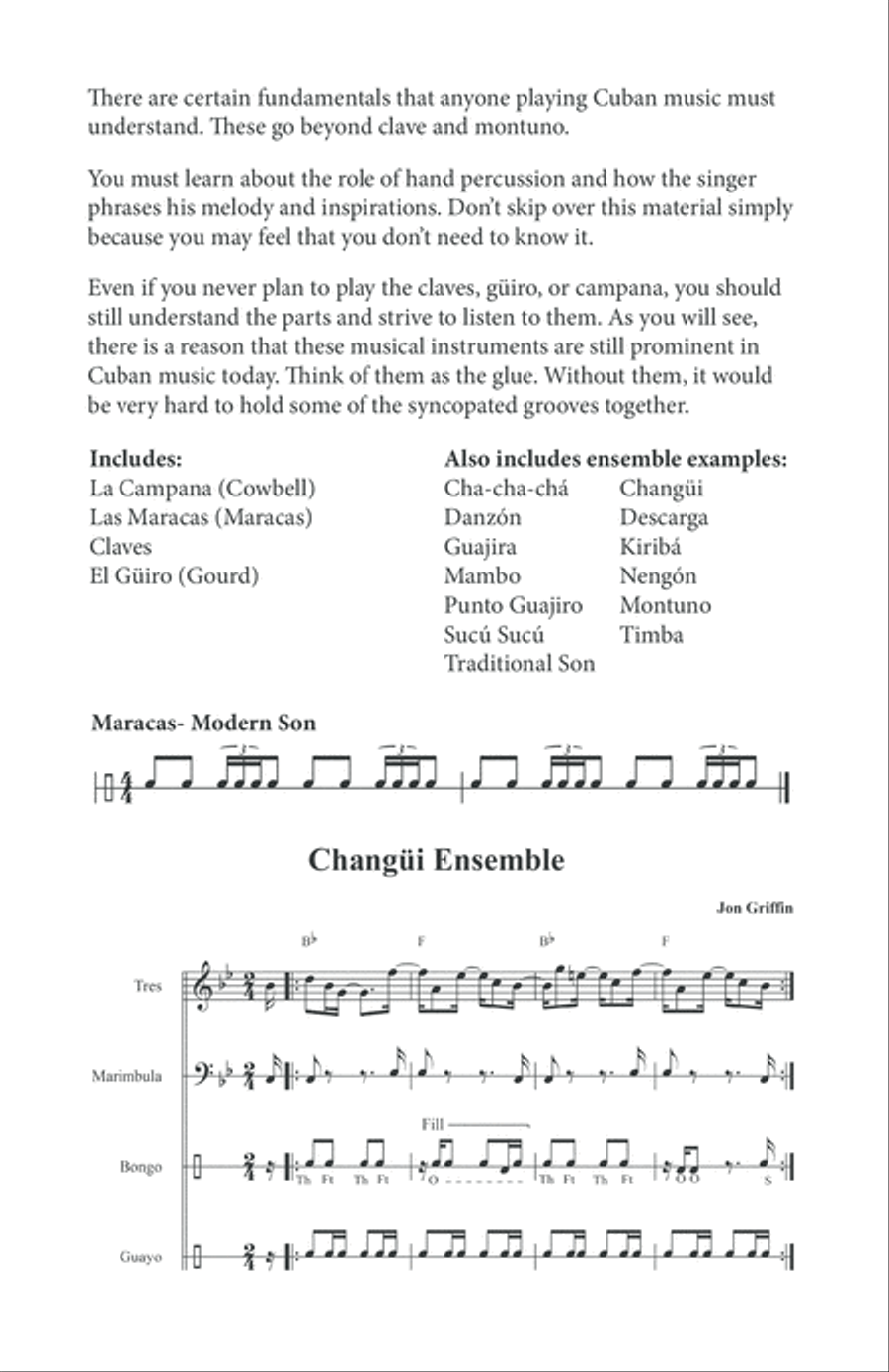 Essentials of Cuban Hand Percussion Percussion scores gallery preview page 3