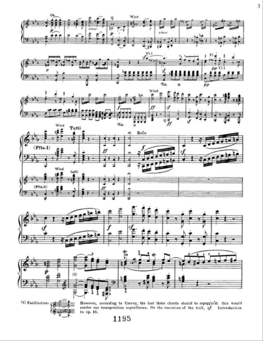 Concerto No. 3 in C Minor, Op. 37 Piano Solo scores gallery preview page 3
