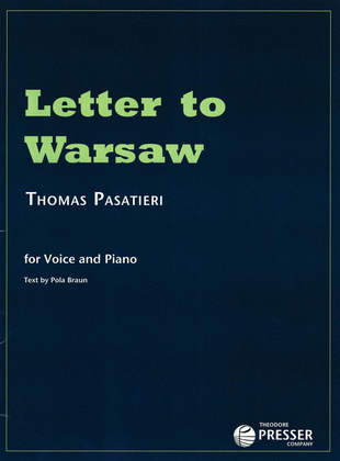 Book cover for Letter To Warsaw
