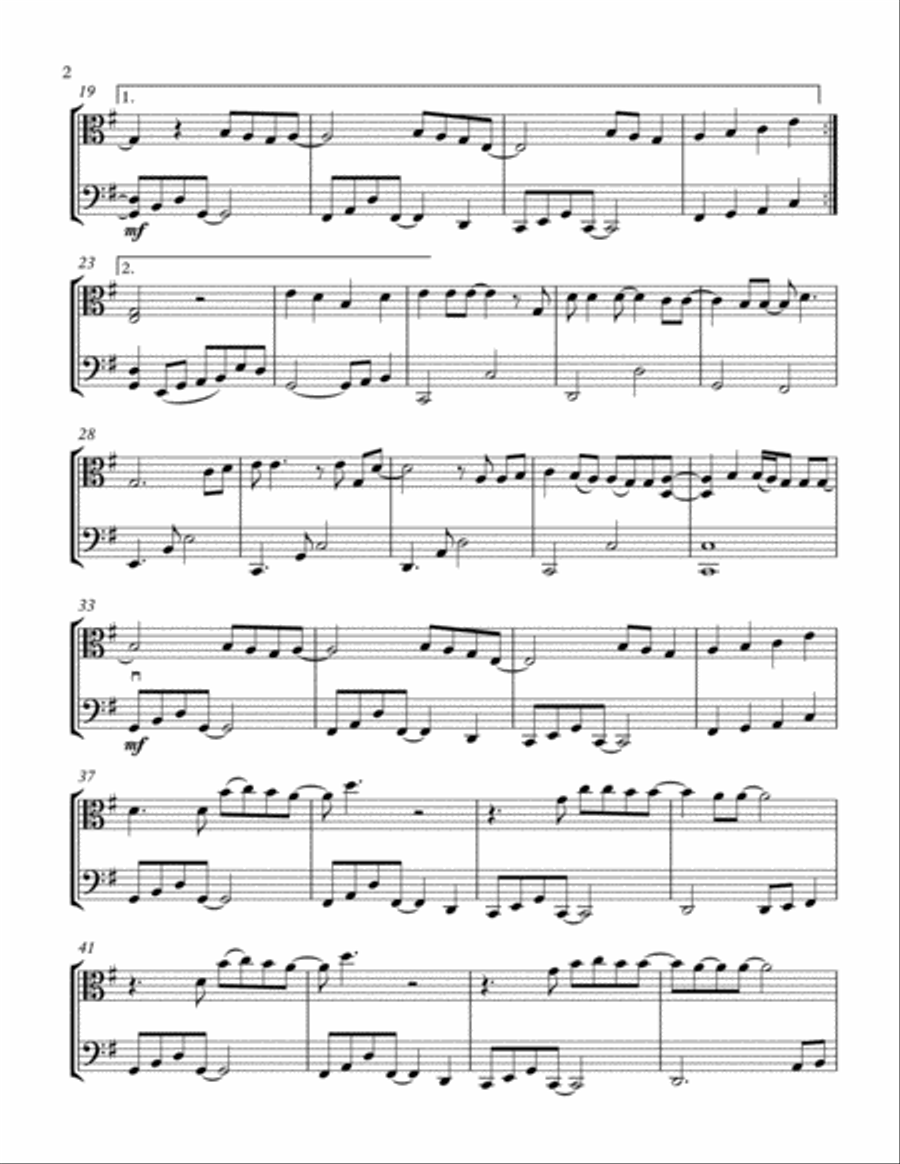 Wonderful Tonight Wonderful Tonight String Duet scores gallery preview page 3
