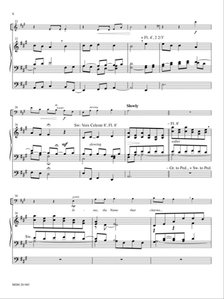 Five Preludes for Cello and Organ Organ Accompaniment scores gallery preview page 4