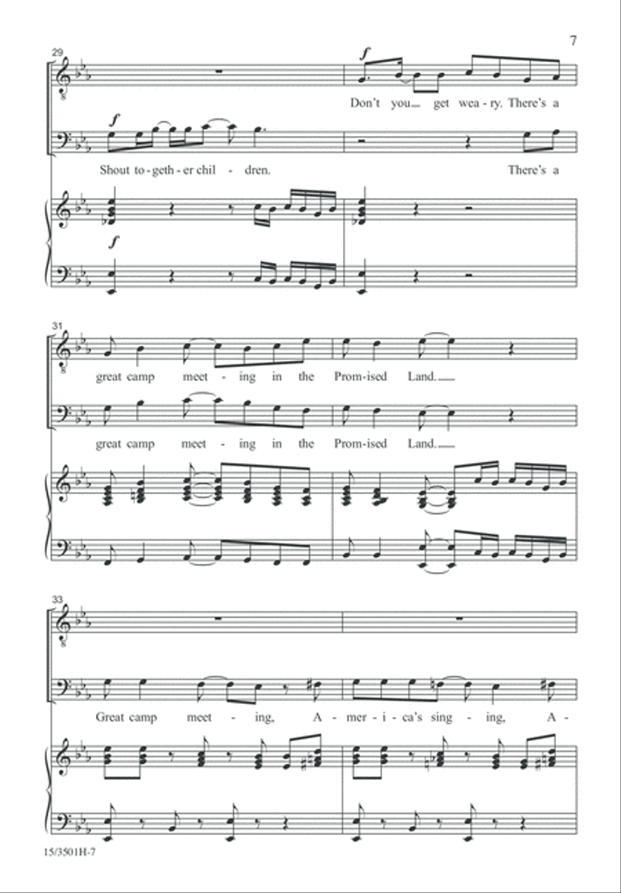I Hear America Singing I Hear America Singing TB scores gallery preview page 7