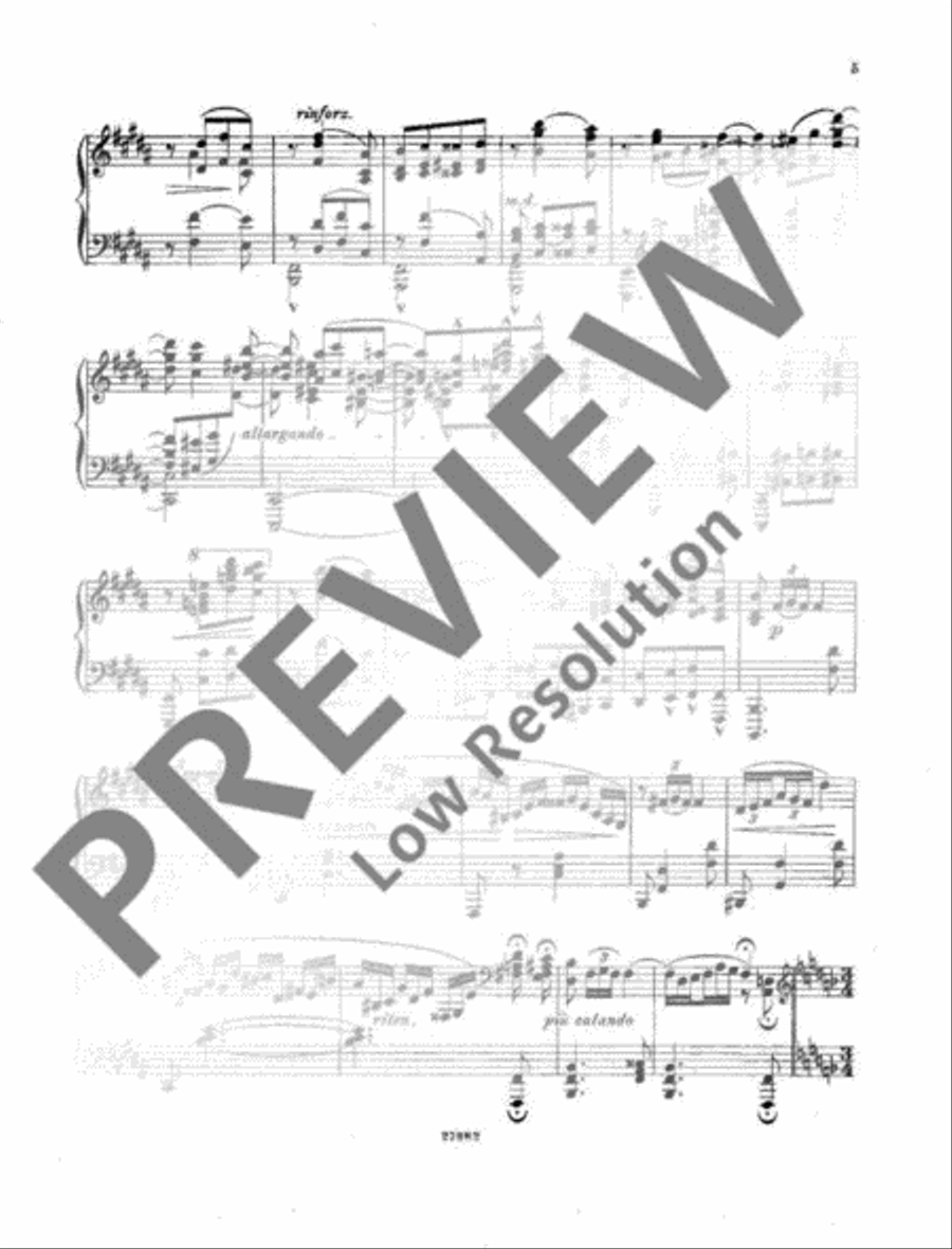 Sonata No. 1 D Major Piano Solo scores gallery preview page 8