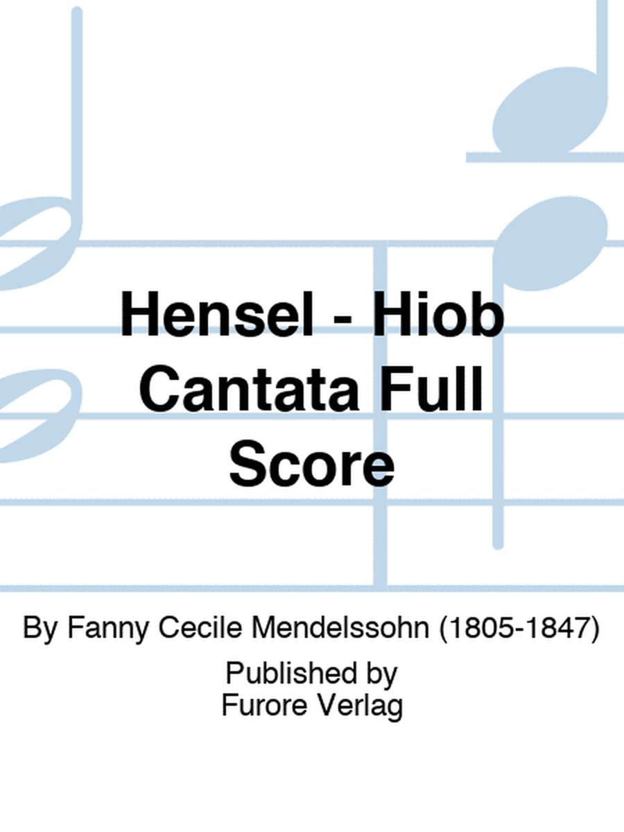 Hensel - Hiob Cantata Full Score