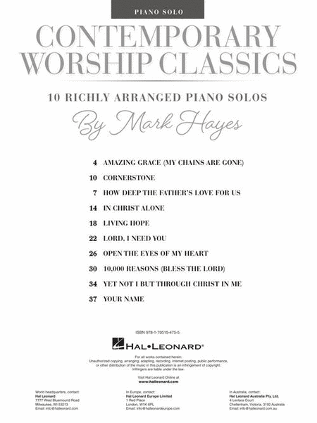 Contemporary Worship Classics