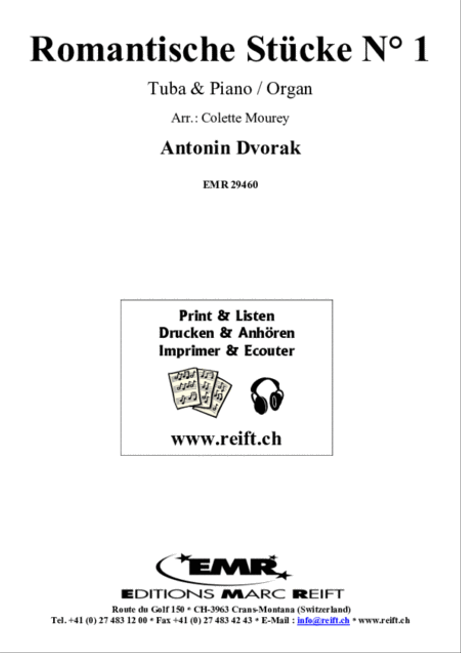 Romantische Stucke No. 1 Tuba scores gallery preview page 2