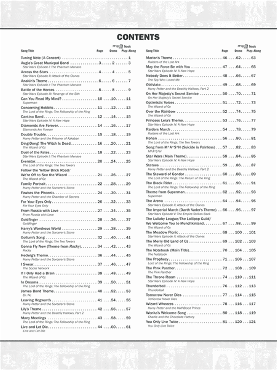 Ultimate Movie Instrumental Solos for Strings String Orchestra scores gallery preview page 7