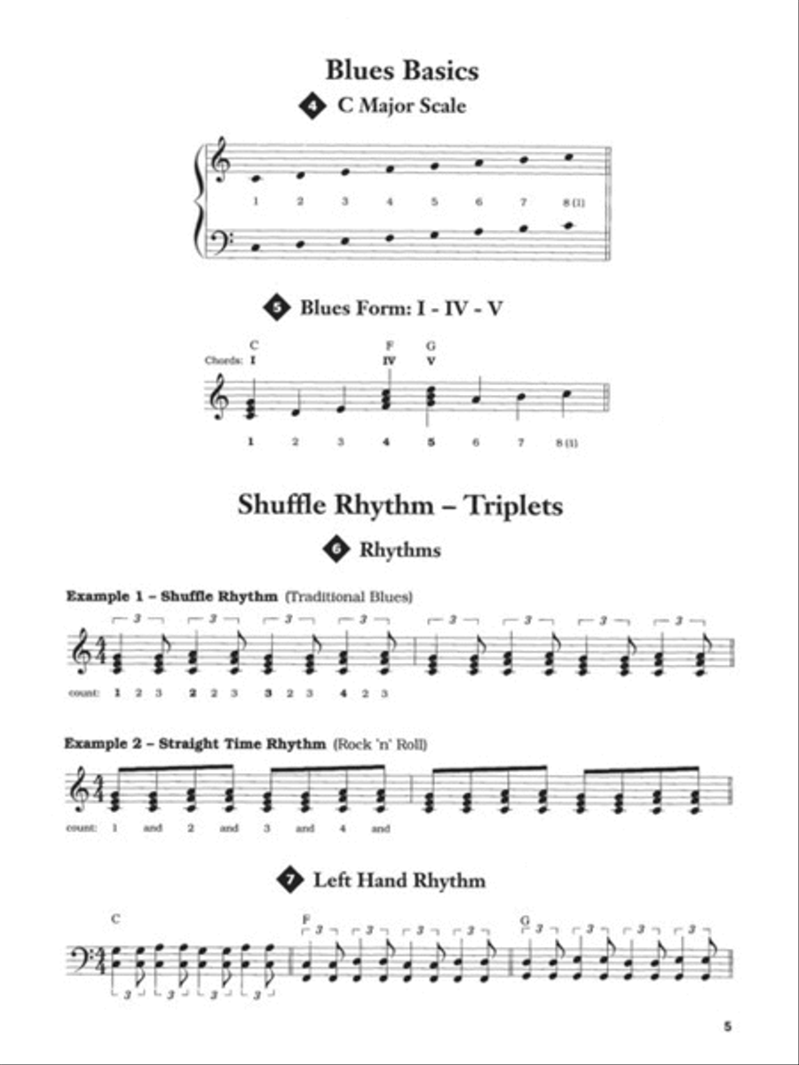 David Bennett Cohen Teaches Blues Piano Piano Method scores gallery preview page 4