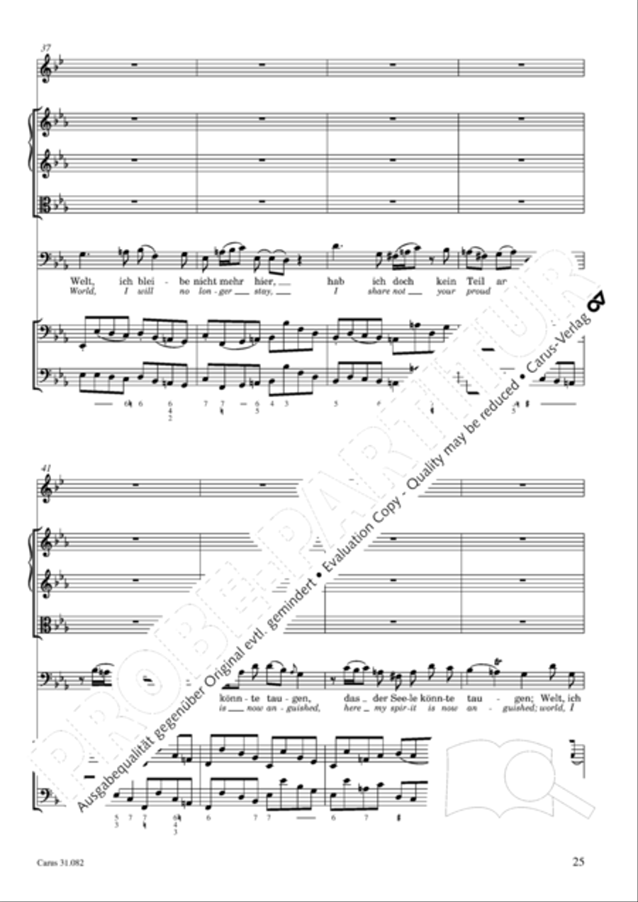 I have enough (Ich habe genung) Mezzo-Soprano Voice scores gallery preview page 26