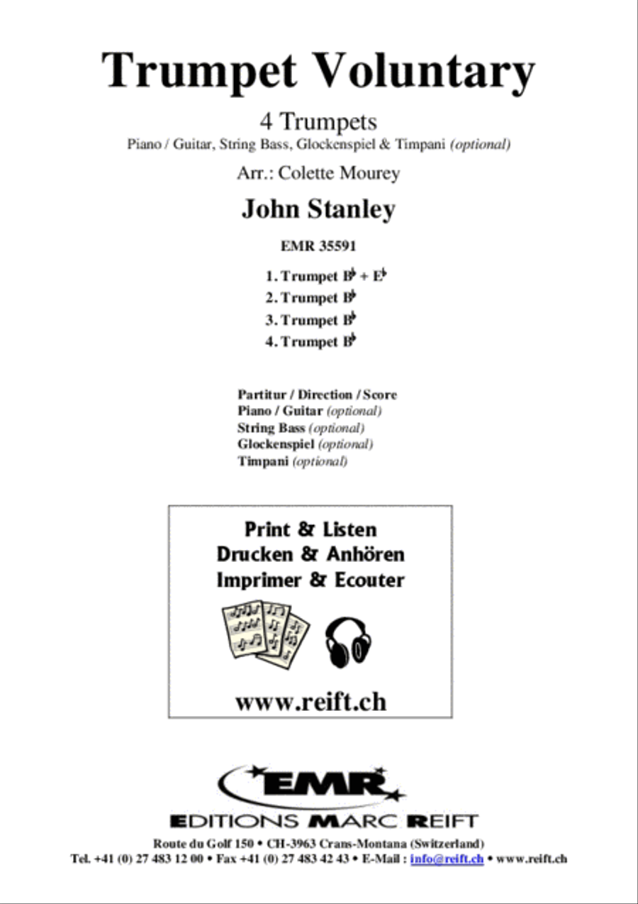 Trumpet Voluntary Trumpet scores gallery preview page 2