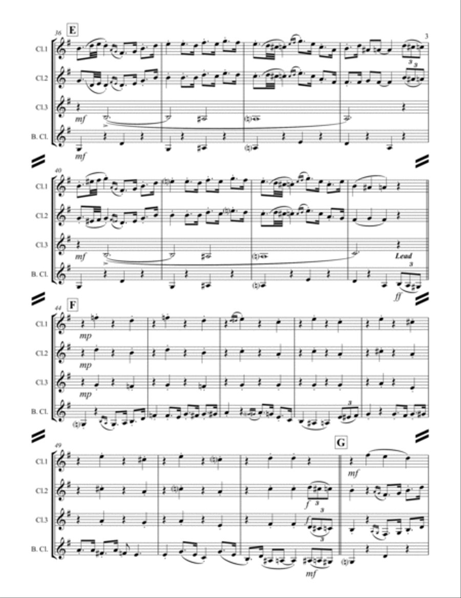 Bubbles In The Wine Woodwind Ensemble scores gallery preview page 4