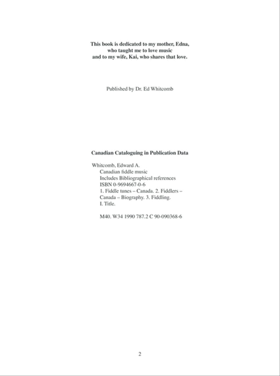 Canadian Fiddle Music Volume 1 Violin scores gallery preview page 3